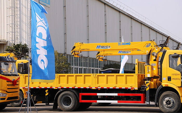 助力城市建設新征程！徐工隨車起重機M SQS157-4批量發(fā)車 