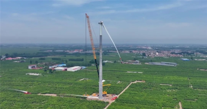 “全球第一吊”再臨燕趙！166米，XCA4000助力華北綠電